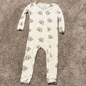 Kyte baby Rainbow zippered romper